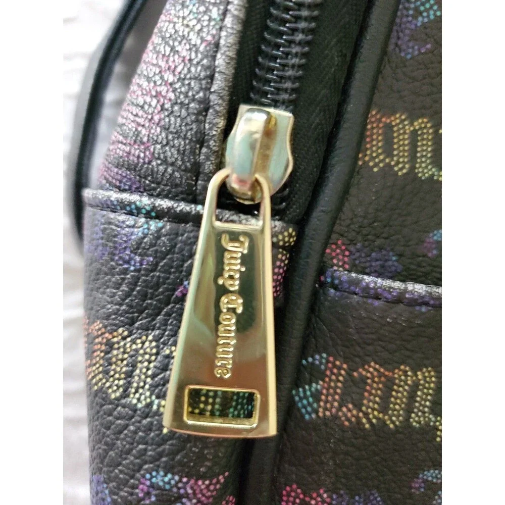 Juicy Couture Leather Backpack Purse RN#108833 Gold Hardware Rare Los Angeles